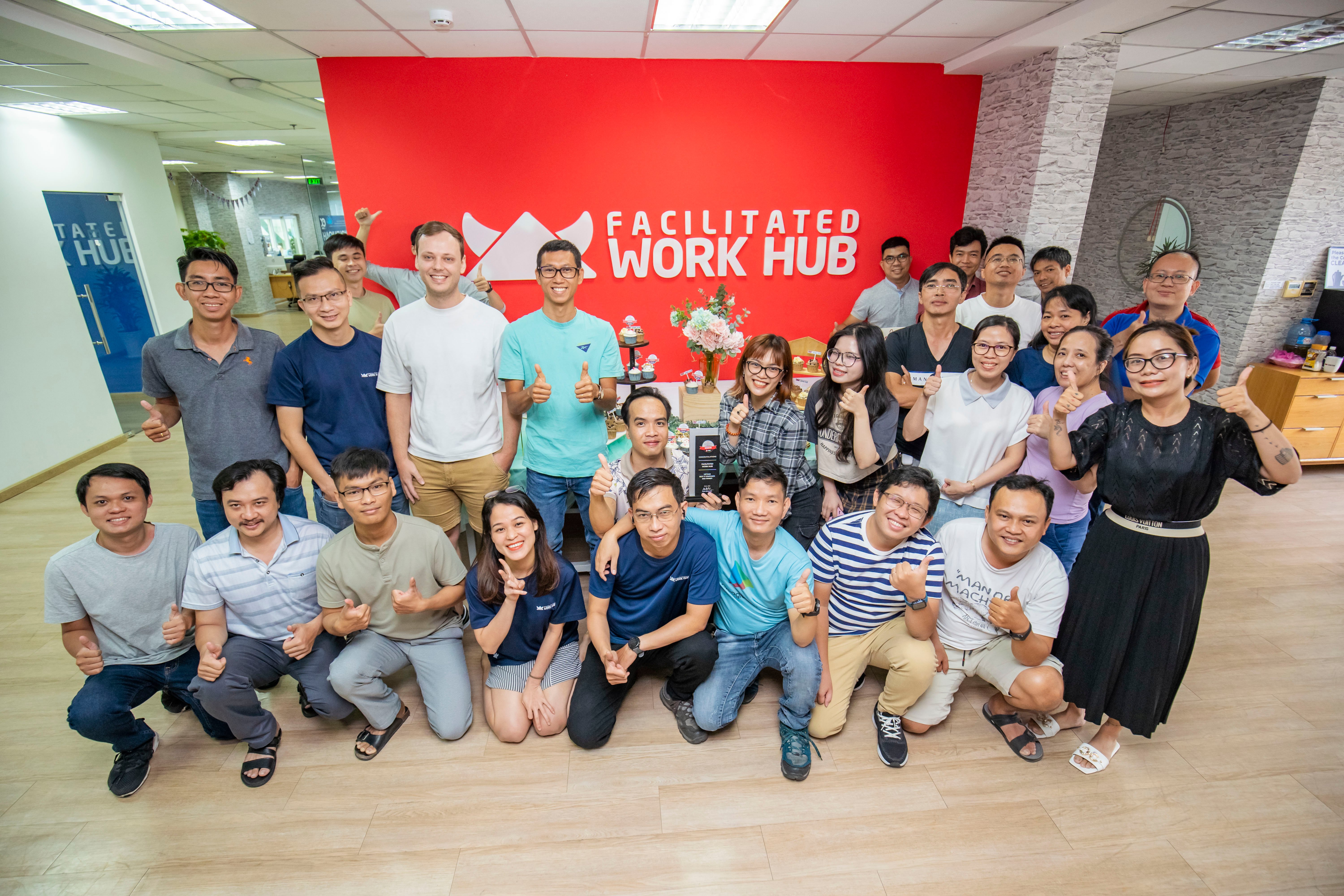 Team Facilitated Work Hub på våre kontorer i Vietnam
