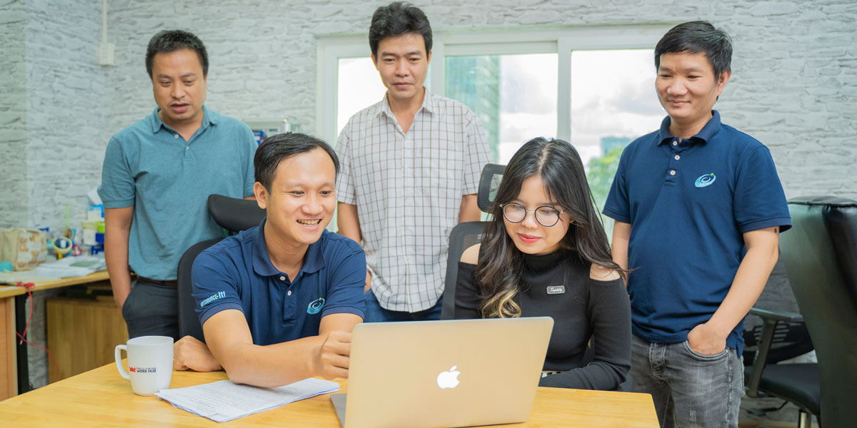 developers in front of computer