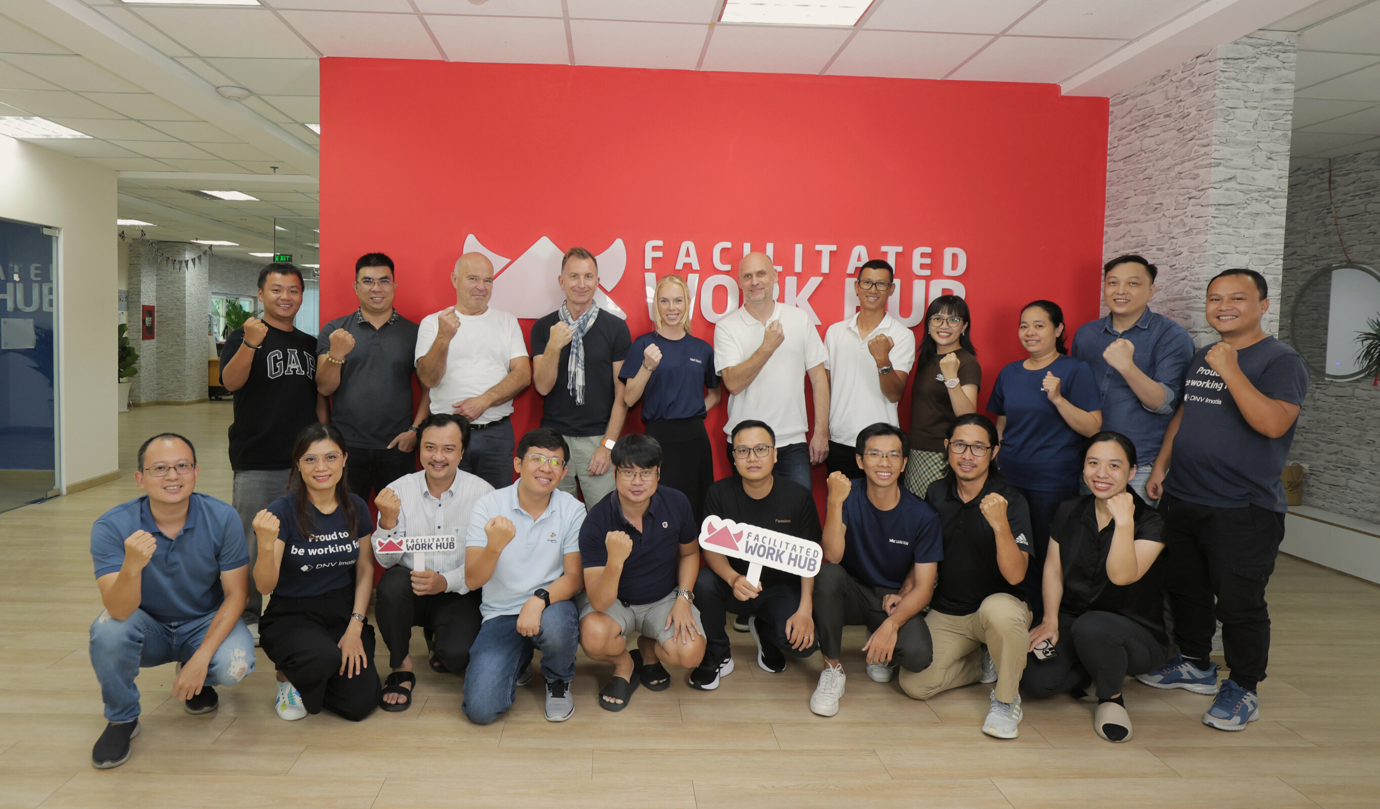 Facilitated Work Hub international team